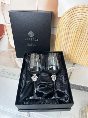 Rosenthal, Versace - Service à liqueur - Verre - Verre à vin