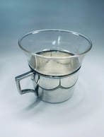 WMF / Geislingen - Tasse (2) - Art deco WMF silverplated tea