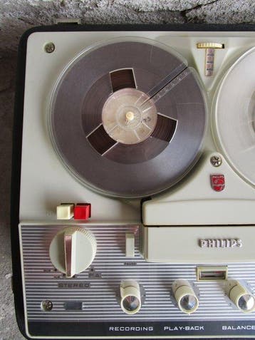 Philips - EL3547 - Serviced - Stereo - 4 track - 2 speed -, Nieuw