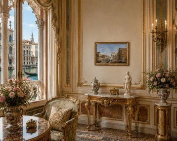 Escuela Impresionista Italiana (XIX) - Plaza Veneciana, Antiek en Kunst