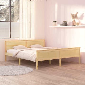 vidaXL Bedframe massief grenenhout 180x200 cm, Verzenden, Nieuw
