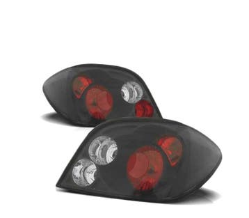 FEUX ARRIÈRE POUR PEUGEOT 307 01-07 STYLE LEXUS NOIR, Verzenden