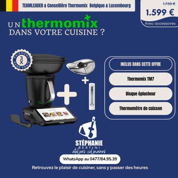 Thermomix TM7 Belgique - PROMO AOUT 2026, Electroménager, Neuf, Résiste au lave-vaisselle, Verzenden, 4 litres ou plus