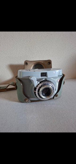 Zeiss Ikon Ikonette lichtblauw + paraattas Appareil photo, Nieuw