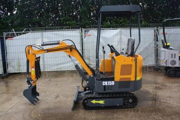 Veiling: Minigraver 15D Diesel 7kW 2026 Nieuw Demo, Ophalen