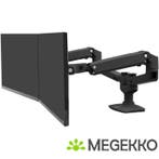 Ergotron LX 27  Dual Side-by-Side Monitorarm Zwart, Verzenden
