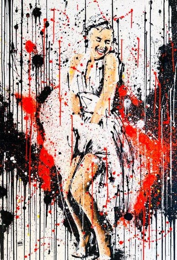 HÖK (1984) - Marilyn Monroe In Glory - Vertical Extra Large