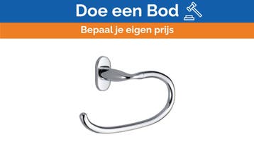 Bieden: Colombo chrome towel holder stainless, Bricolage & Construction, Ophalen of Verzenden
