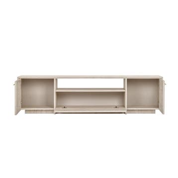 Evila TV-meubel - Beige - Nieuw/Ongebruikt - IJzer/Melamine, Verzenden, 150 tot 200 cm, Nieuw, Scandinavisch