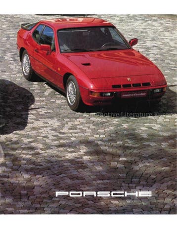 1981 PORSCHE PROGRAMMA BROCHURE DUITS