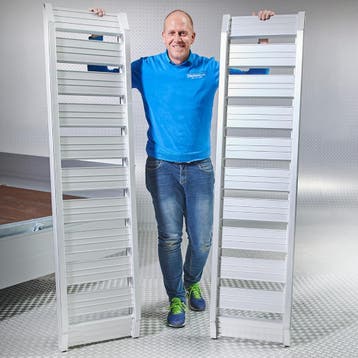 Datona Aluminium oprijplaten auto - 180 cm (2 stuks) -, Ophalen of Verzenden