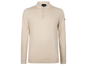 Veiling - Presly &amp; Sun Brad Long Sleeve Knitted Polo Bei, Vêtements | Hommes, Pulls & Vestes