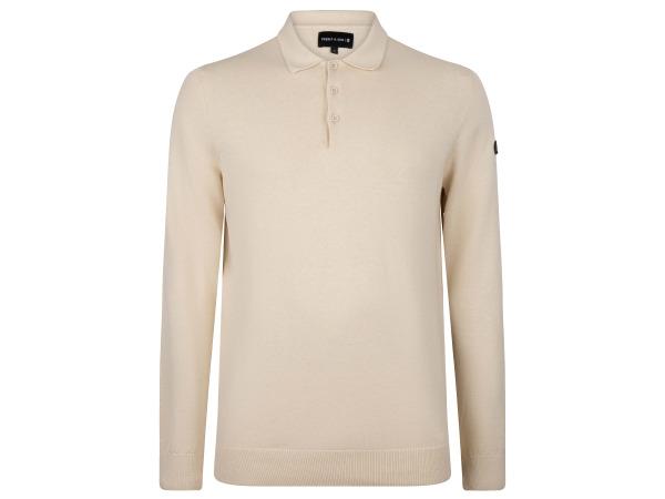 Veiling - Presly &amp; Sun Brad Long Sleeve Knitted Polo Bei, Kleding | Heren, Truien en Vesten