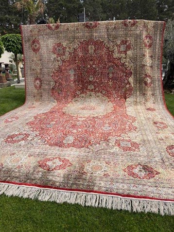 TOP zoals nieuw Qom Ghoum zijde op zijde! - Tapijt - 565 cm, Nieuw