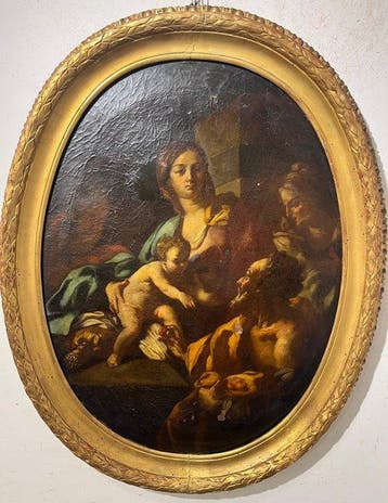Francesco Solimena (1657-1747), Cerchia di - Sacra Famiglia