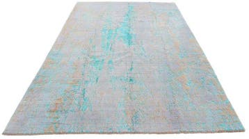 Tapis design en laine véritable avec beaucoup de soie -, Huis en Inrichting, Stoffering | Tapijten en Vloerkleden, Nieuw