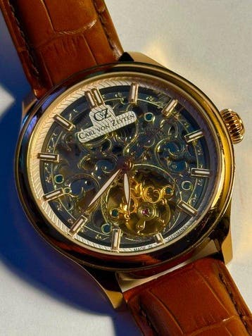 Carl von Zeyten - Sans prix de réserve - CVZ20014 - Homme -, Handtassen en Accessoires, Horloges | Heren, Nieuw
