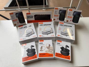 Veiling - Mixpartij elektronica 10 stuks o.a. Speakers/oortj