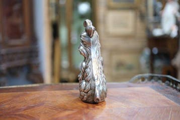 Figuur - Toothpick Holder – Schnauzer Dog with Puppy - .833