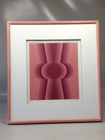 Dordevic Miodrag (1936) - Composition Op Art / Art Cinétique