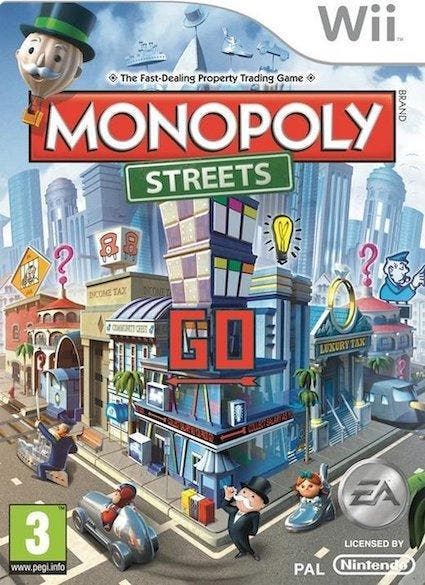 Monopoly Streets (Wii Games), Games en Spelcomputers, Games | Nintendo Wii, Zo goed als nieuw, Ophalen of Verzenden