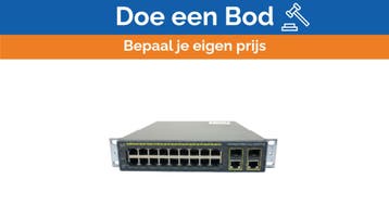 Bieden: Cisco Catalyst WS-C2960-24LT 24-Port, Ophalen of Verzenden