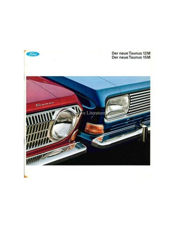 1967 FORD TAUNUS 12M / 15M BROCHURE DUITS, Ophalen of Verzenden, Nieuw