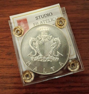 Malta. 2 Lire 1973 (Zonder minimumprijs)
