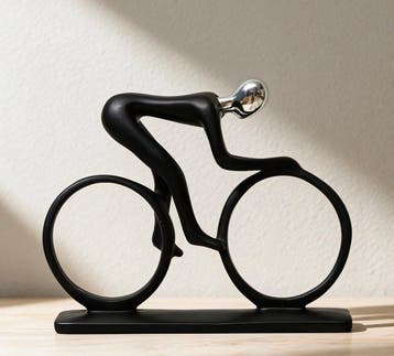 Sculpture, racing - 16.5 cm - Résine