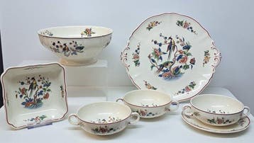 Villeroy & Boch - Eetservies (7) - Phoenix rot -, Antiek en Kunst