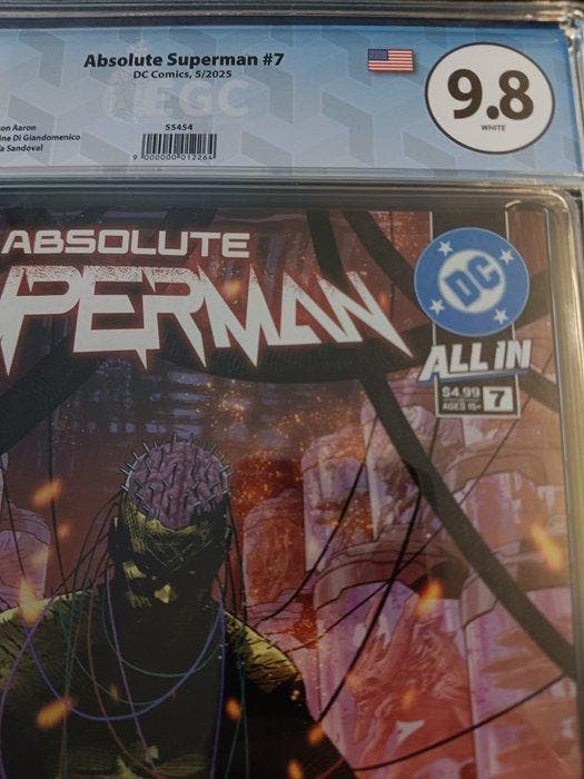 Absolute Superman #7 - EGC 9.8 + #16 InHyuk Lee Variant +, Boeken, Strips | Comics