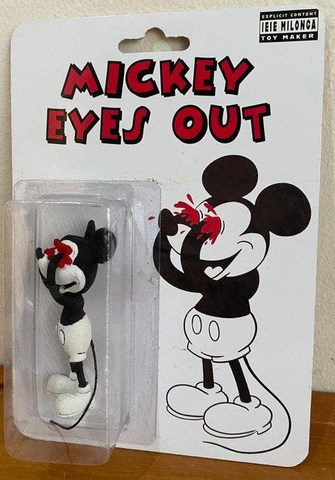 Mickey Mouse Custom Figure “Eyes Out” – Pop Art / Street Art, Antiek en Kunst, Antiek | Overige Antiek