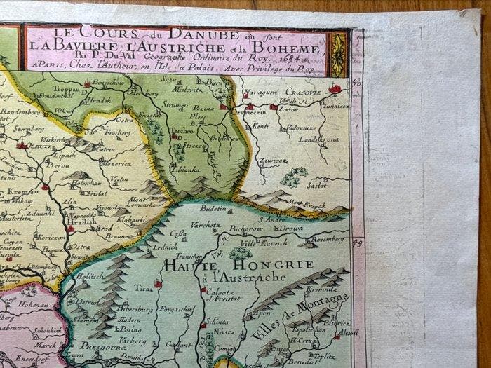 Europa - Duitsland, Bohemië, Hongarije, Oostenrijk, Venetië;, Boeken, Atlassen en Landkaarten