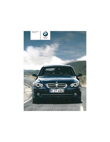 2007 BMW 5 SERIE INSTRUCTIEBOEKJE FRANS, Ophalen of Verzenden
