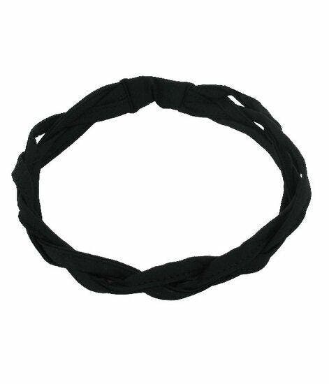 Haarband Sport 3cm - Gevlochten Elastiek - Zwart, Bijoux, Sacs & Beauté, Beauté | Soins des cheveux