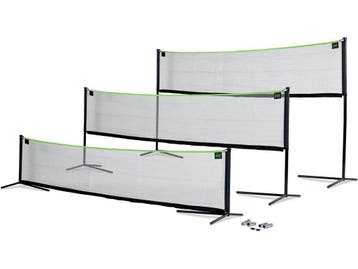 EXIT verstelbaar sportnet - 243x500 cm - 3 hoogtes - zwart, Verzenden, Nieuw