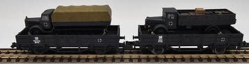 Fleischmann N - Modeltrein goederenwagon (2) - Met de hand, Hobby en Vrije tijd, Nieuw