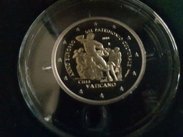 Vaticaan. 2 Euro 2018 Patrimonio culturale Proof (Zonder