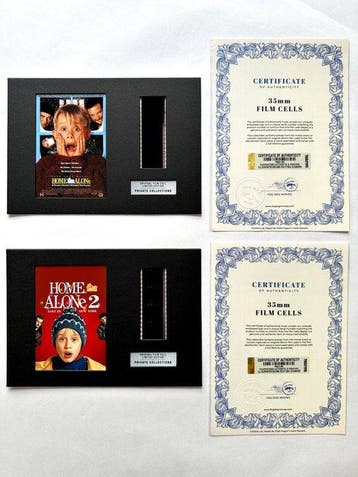 Home Alone – Rare Set of 2 Mounted 35mm Film Cells –, Nieuw