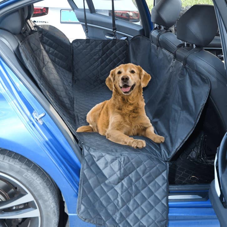 vidaXL Autostoelhoes voor honden 137x46x50 cm zwart, Animaux & Accessoires, Accessoires pour chiens, Envoi