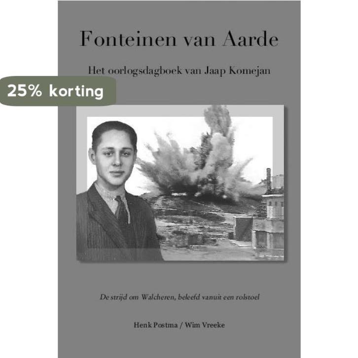 Fonteinen van Aarde, een oorlogsdagboek van Jaap Komejan, Boeken, Geschiedenis | Wereld, Zo goed als nieuw, Verzenden