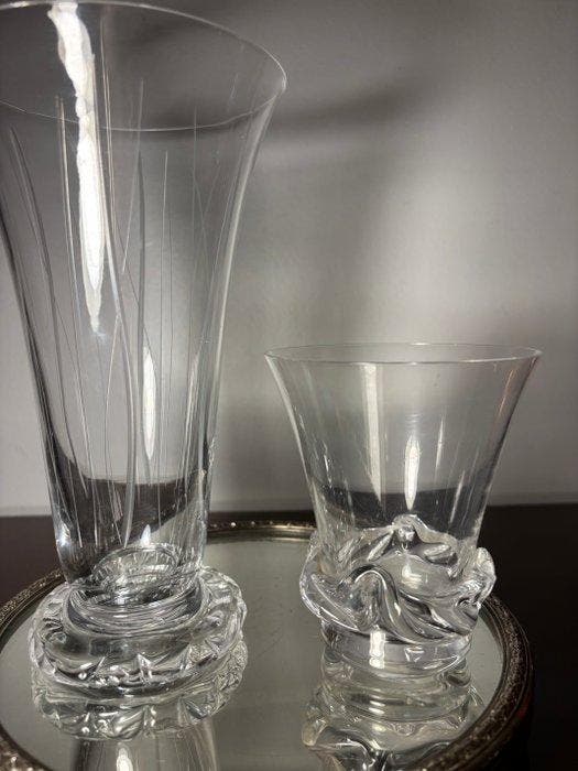 Daum - Vaas (2) - Kristal, Antiek en Kunst, Curiosa en Brocante