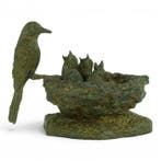 Pierre Chenet (XX-XXI) - sculptuur, Bird Feeding its Young -, Antiek en Kunst