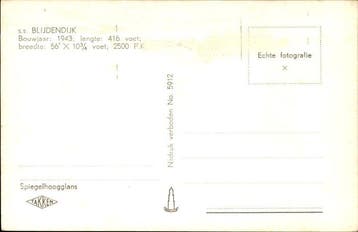 Schepen/ boten - Ansichtkaart (128) - 1900-1999, Gelopen