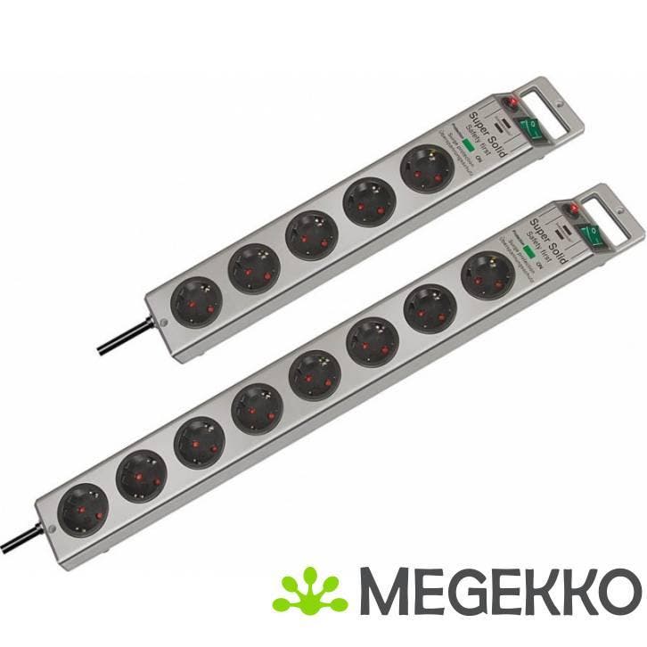 Brennenstuhl Super-Solid Surge Protection 4.500 A 8-voudig, Computers en Software, Interne voedingen, Nieuw, Verzenden