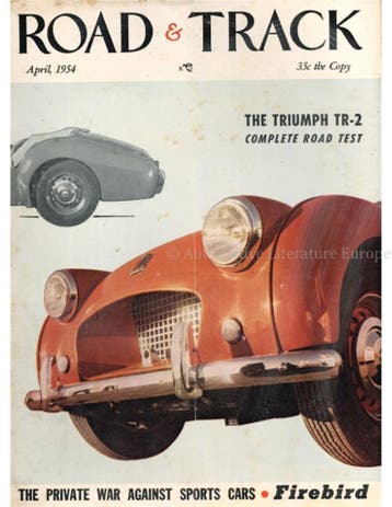 1954 ROAD AND TRACK MAGAZINE APRIL ENGELS, Ophalen of Verzenden