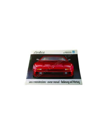 1992 DE TOMASO PANTERA SI INSTRUCTIEBOEKJE, Ophalen of Verzenden