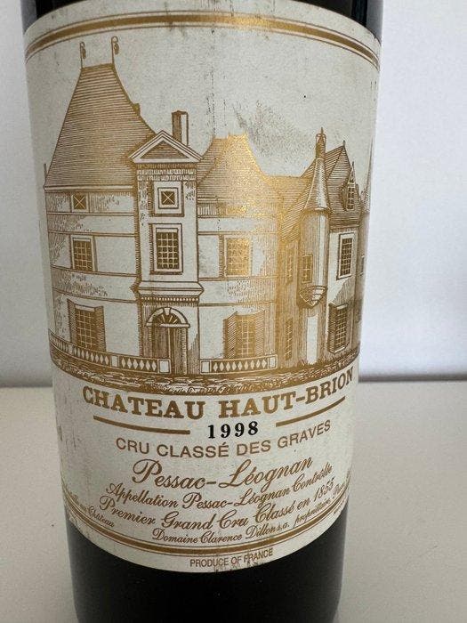 1998 Chateau Haut-Brion - Pessac-Léognan 1er Grand Cru, Verzamelen, Wijnen