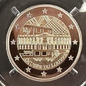 France. 2 Euro 2025 Musée du Louvre Proof (Sans prix de