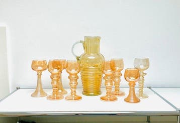 Bohemia Glas - Kruik (9) - Glas - Schankkrug & Wijnglazen